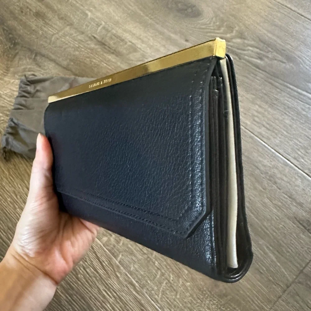Charles & Keith black and gold wallet- brand new!